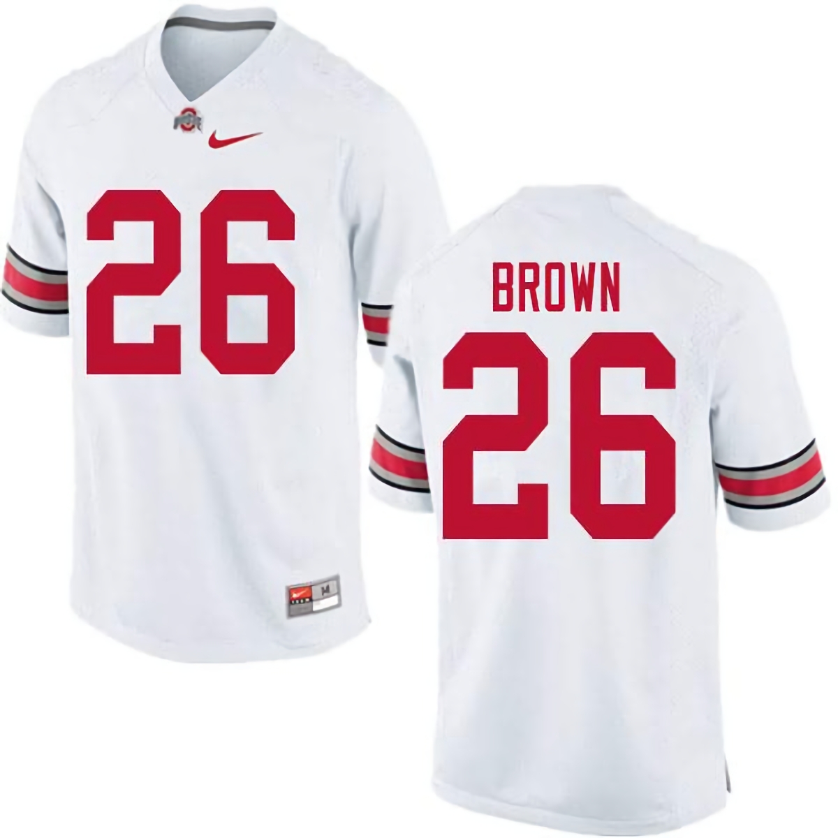 Cameron Brown Ohio State Buckeyes Men's NCAA #26 Nike White College Stitched Football Jersey KEN3056XR